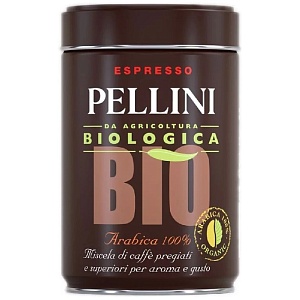 Кофе PELLINI TOP BIO молотый /жесть/ 250г*6