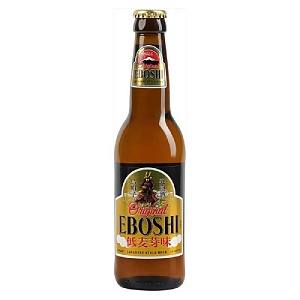 Пиво EBOSHI Original светлое фильтрованное 4,8% /стекло/ 0,33л*18