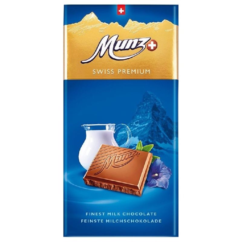 Шоколад MUNZ молочный 100г*12 Шоколад MUNZ молочный 100г*12