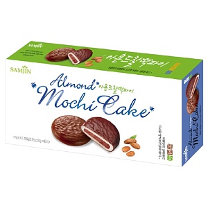 Моти SAMJIN Almond Mochi Cake с миндалем (31г*6шт) 186г*12