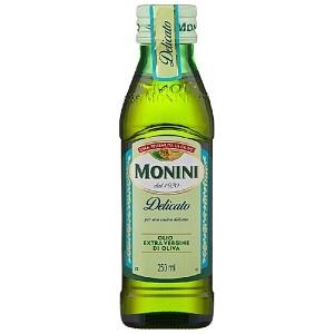 Масло MONINI оливковое Delicato E.V. /стекло/ 0.25л*6