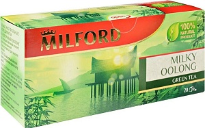 Чай MILFORD Зеленый Молочный Оолонг (20 пакетиков) 35г*12