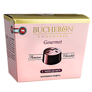 Конфеты BUCHERON GOURMET с миндалем BOX /картон/ 175г*6