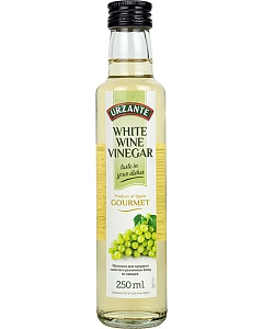 Уксус URZANTE винный белый "Wine vinegar" /стекло/ 0,25л*12