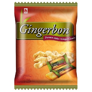Конфеты GINGERBON ORIGINAL имбирные /пакет/ 125г*20