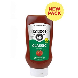 Кетчуп KYKNOS CLASSIC томатный /пластик/ 560г*12