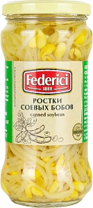 Ростки FEDERICI соевых бобов /стекло/ 370мл*12