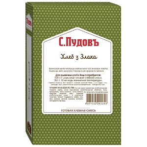 Смесь хлебная С.Пудовъ Хлеб 3 злака карт/кор 500г*15