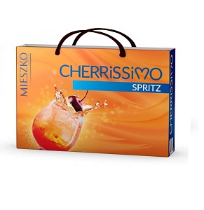 Конфеты MIESZKO CHERRISSIMO SPRITZ с вишней в коктейле шприц + СУМКА 285*7