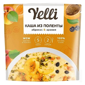 Каша YELLI Из поленты абрикос&арония 60гр*10