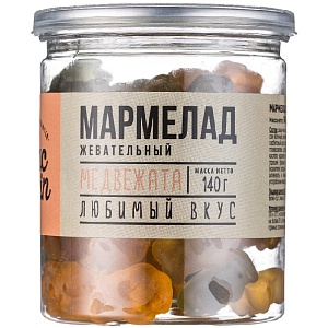 Мармелад MacGuffin Жевательный Медвежата /пэт/ 140г*30