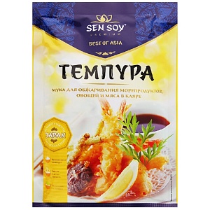 Мука SENSOY Премиум "Tempura" панировочная японская /пакет/ 150г*10