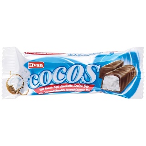 Батончик COCOS Milk Bar в молочном шоколаде с Кокосовой стружкой (24г*24шт. шоубокс) 24г*288