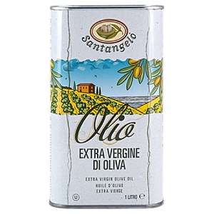 Масло SANTANGELO оливковое нерафинированное Extra Virgin /жесть/ 1л*10