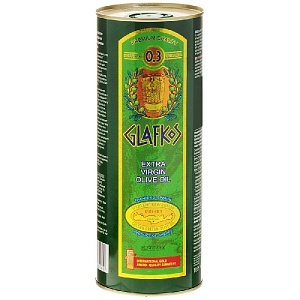 Масло оливковое GLAFKOS EVOO AC 0,3 кр. /жесть/ 1000мл*12