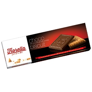 Печенье FIORELLA Chocobiscuit Milk в молочном шоколаде (102г*6шт. шоубокс) 102г*36