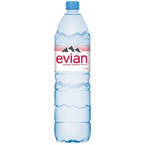 Вода Evian натуральная /пэт/ 1,5л*6