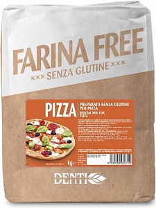 Мука DENTI Free PIZZA смесь без глютена для ПИЦЦЫ 1кг*25