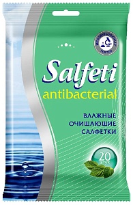 Salfeti Влажные салфетки Антибактериальные 20шт  /24/*