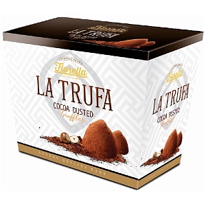 Трюфели FIORELLA LA Trufa Hazelnut молочный шоколад с фундуком 180г*18