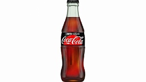 Напиток COCA-COLA  ZERO (ГРУЗИЯ) сильногазированный /стекло/ 0,33л*15