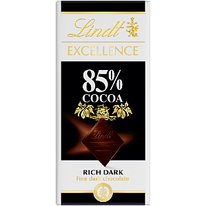 Шоколад LINDT EXCELLENCE Горький 85% Какао 100г*20