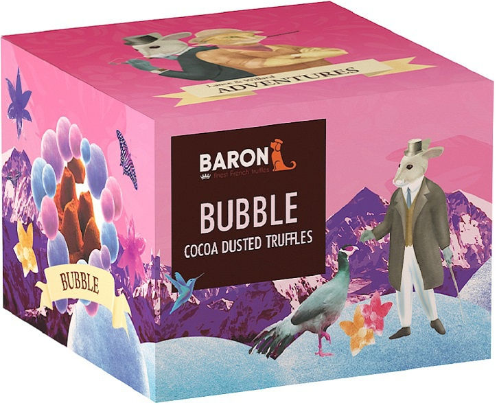 Трюфели BARON с взрывной карамелью 100г*9 Трюфели BARON с взрывной карамелью 100г*9
