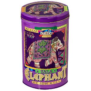 Чай BATTLER ELEPHANT YALA ОРА Крупнолистовой цейлонский черный "СЛОН ЯЛА" /жесть/ 200г*6