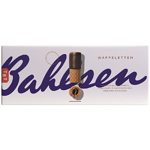 Вафельные трубочки BAHLSEN [В10] WAFFELETTEN DARK в горьким шоколадом 100г*12