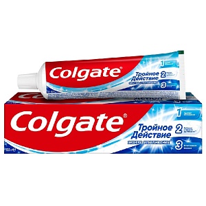 Colgate З/паста   Тройное действие Экстра Отбеливание 100 мл /12*48/
