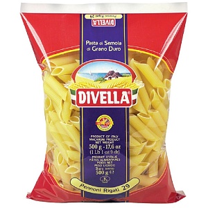 Макаронные изделия DIVELLA Corta di Semola №29 PENNONI RIGATI 500г*24