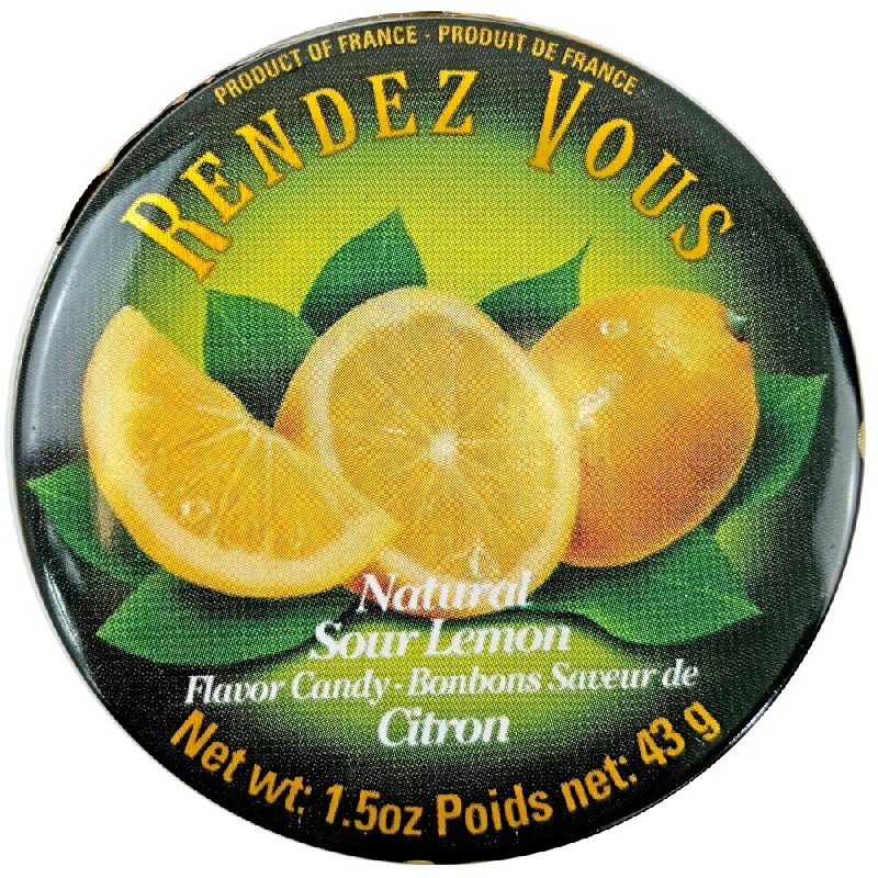 Леденцы RENDEZ VOUS лимон /жесть/ 43г*12 Леденцы RENDEZ VOUS лимон /жесть/ 43г*12