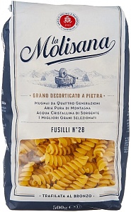 Макаронные изделия La MOLISANA 28C FUSILLI Спиральки 500г*24