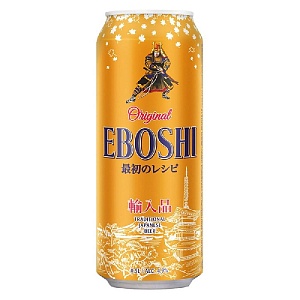 Пиво EBOSHI Original (ГЕРМАНИЯ) светлое фильтрованное 4,8% /жесть/ 0,5л*24