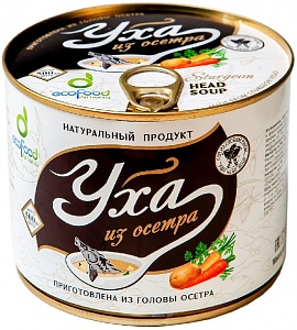 Уха ECOFOOD из осетра /жесть/ 500г*4