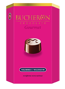 Конфеты BUCHERON GOURMET со вкусом малины с молоком  /картон/ 130г*10