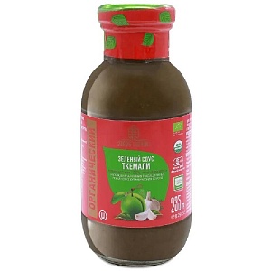 Соус GEORGIA'S NATURAL ORGANIC Зеленый Ткемали /стекло/ 235г*12