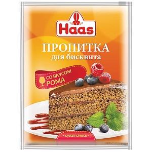 Пропитка HAAS для бисквита со вкусом рома 80г*25