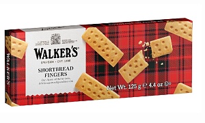 Печенье WALKER'S Shortbread Fingers Песочное со сливочным маслом  125г*12