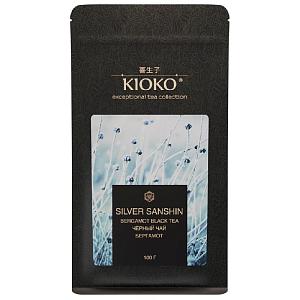 Чай KIOKO SILVER SANSHIN Чёрный с ароматом бергамота /пакет/ 100г*8
