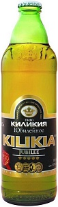 Пиво KILIKIA Юбилейное светлое 5.1% /стекло/ 0,5л*12
