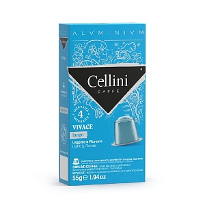 Кофе CELLINI Vivace в капсулах 100% Arabica (10 шт) /картон/ 55г*10