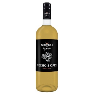Сироп AGROBAR Лесной Орех (Hazelnut) /стекло/ 1л*6