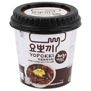 Токпокки YOPOKKI Jjajang с соусом Чачжан (рисовые палочки с соусом) /стакан/ 120г*30