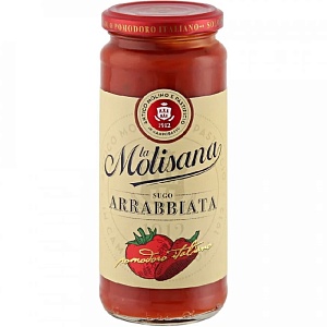 Соус La MOLISANA "Sugo arrabbiata" томатный "Аррабиата" /стекло/ 340г*6