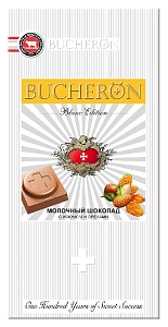 Шоколад BUCHERON BLANC EDITION молочный с изюмом и орехами /картон/ 85г*10