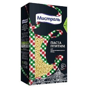 Паста МИСТРАЛЬ Птитим /картон/ 450г*12