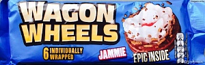 Печенье WAGON WHEELS с суфле и джемом покрытое гразурью, синяя упак. 228г*16