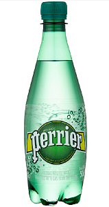 Вода PERRIER натуральная газированная /пэт/ 0,5л*24