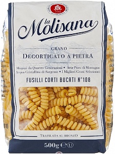 Макаронные изделия La MOLISANA 108 FUSILLI CORTI BUCATI Пружинки 500г*24